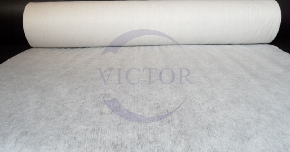 Parallel lapping spunlace nonwoven fabric